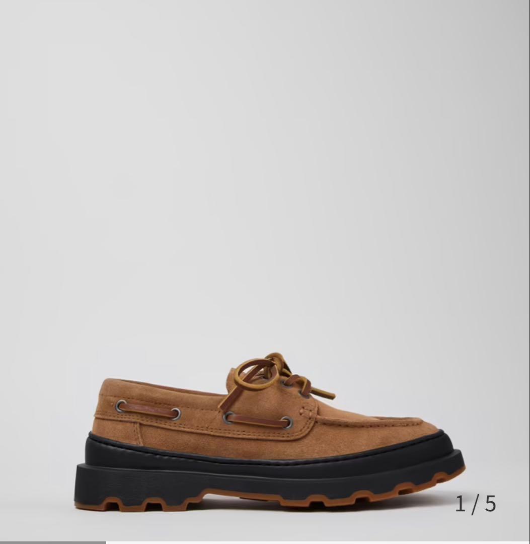 2*0様 CAMPERカンペール ブルートゥスプラス デッキシューズ24.5cm