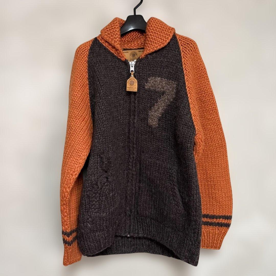 本日限Stussyステューシーcanadian sweaterカウチンニッチ希少 - メルカリ