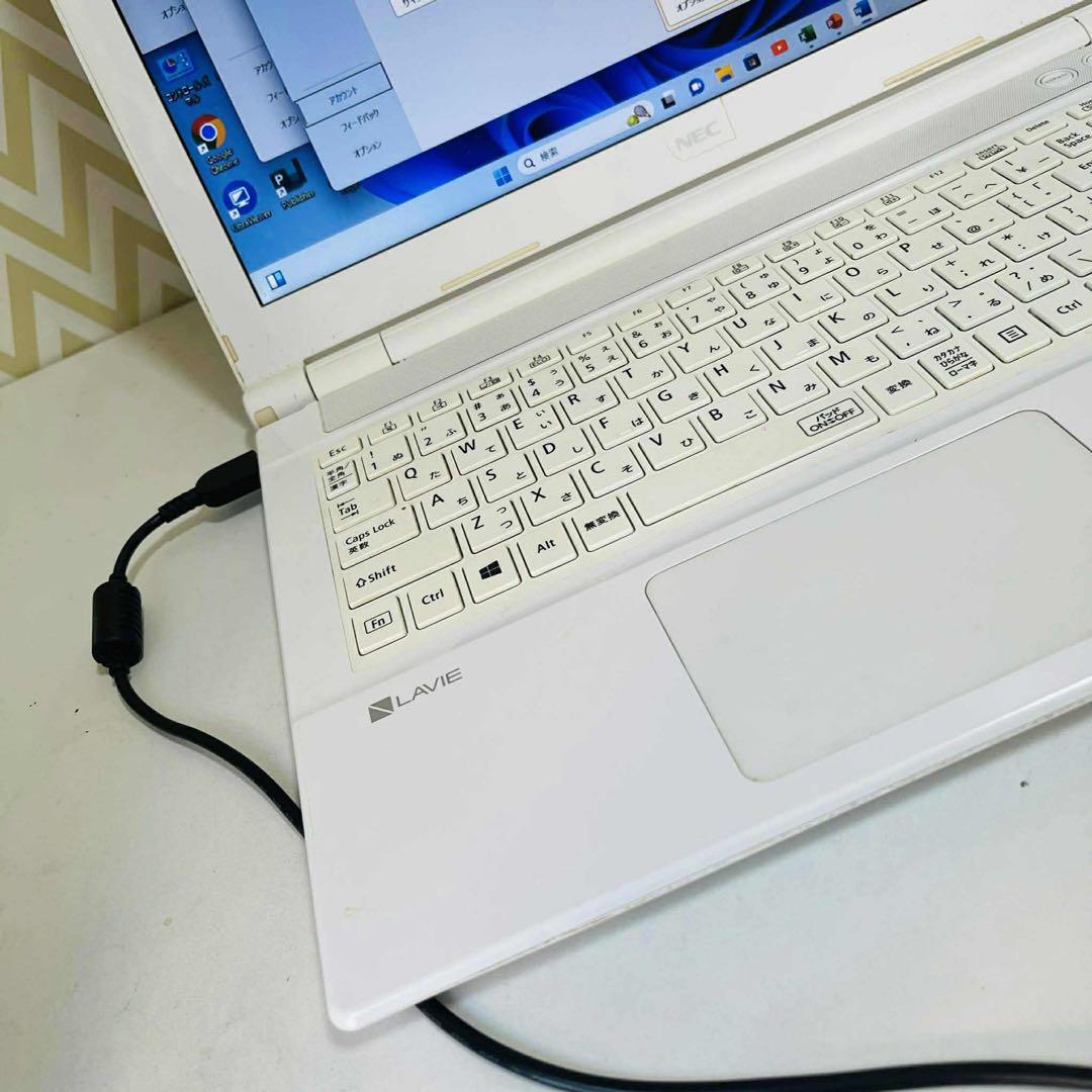 T2 NECノートパソコンSSDサクサク動くWindows11オフィス2024付