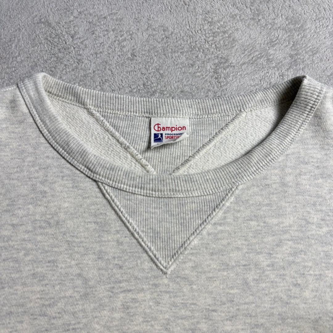 チャンピオン ランタグ復刻 両Vガゼット スウェット 杢グレー - メルカリ