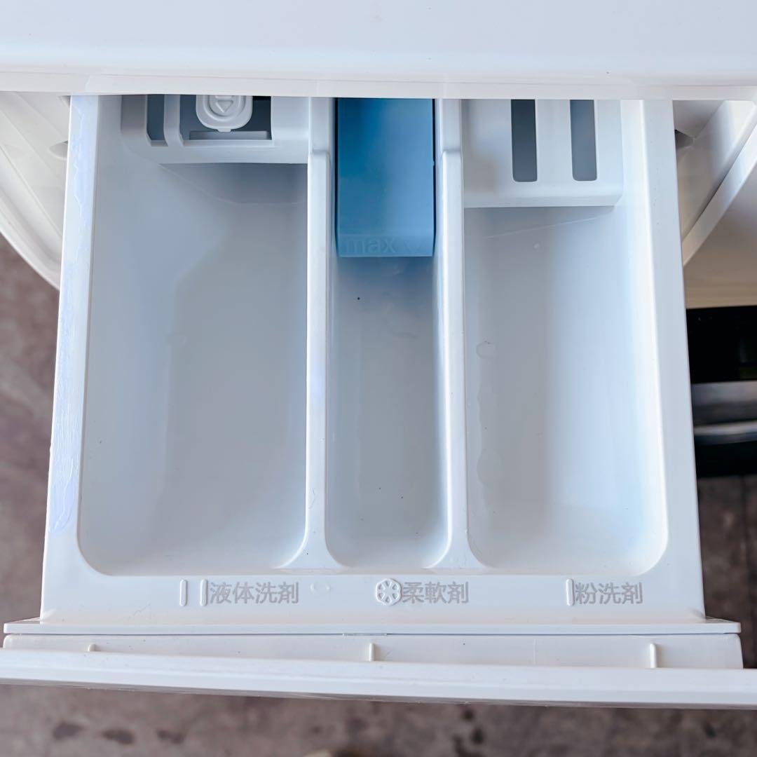 運搬取付無料！ホワイト純正ニトリ薄型ドラム式洗濯機！完動超美品