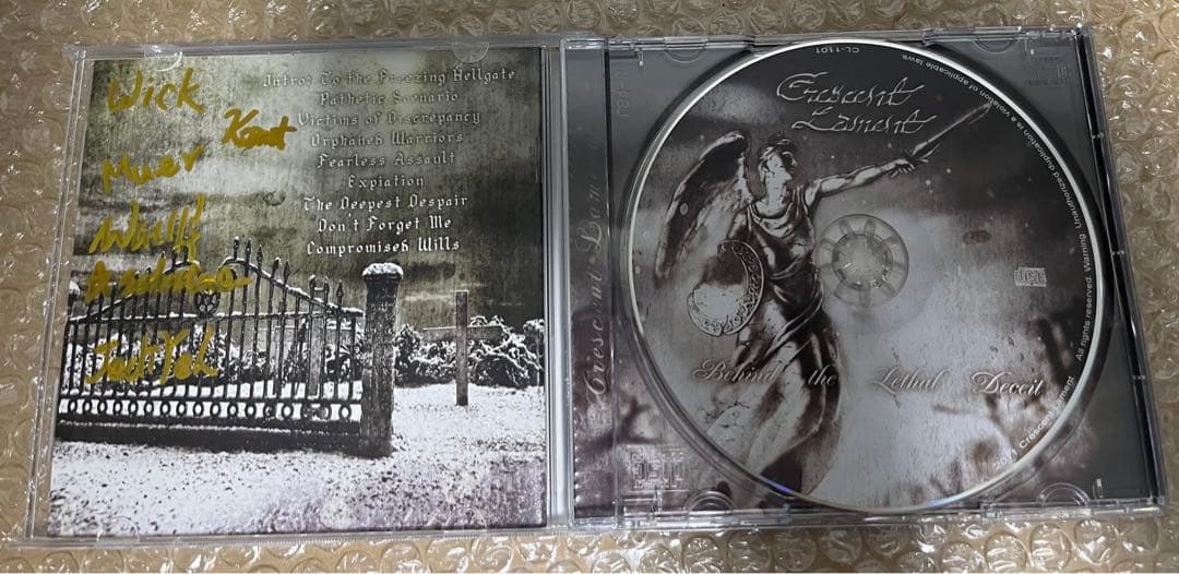 Crescent Lament ゴシックメタル 1stアルバム 廃盤 サイン入 - メルカリ
