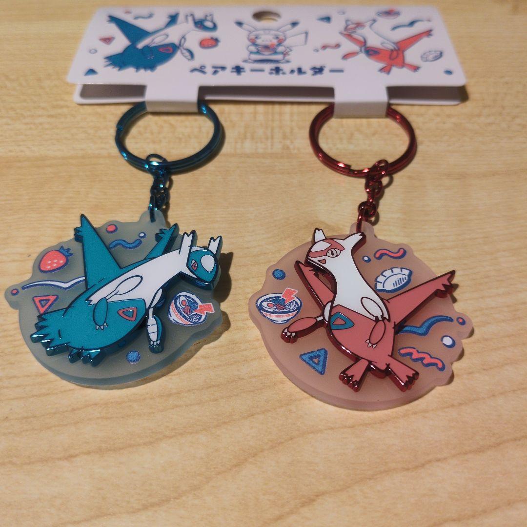 ポケモンセンター福岡限定 ラティオス、ラティアスペアキーホルダー