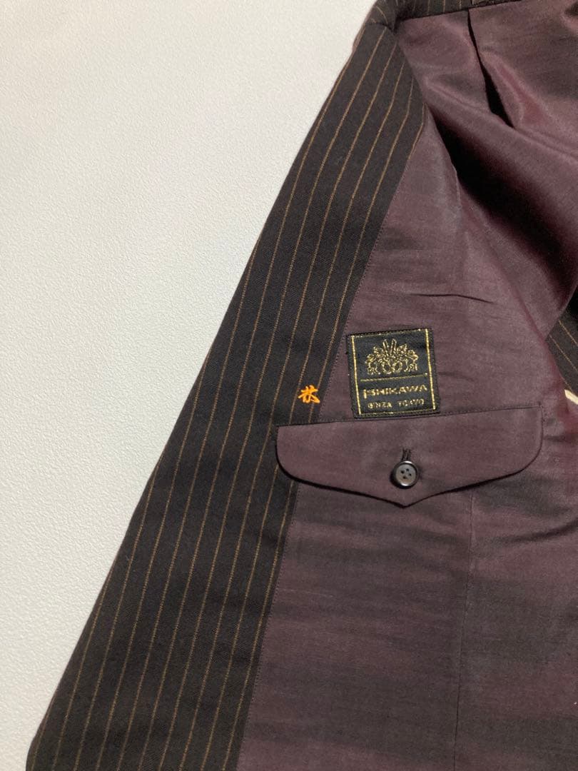 着画有り 60s vintage 昭和 スーツ セットアップ ダブル ウール