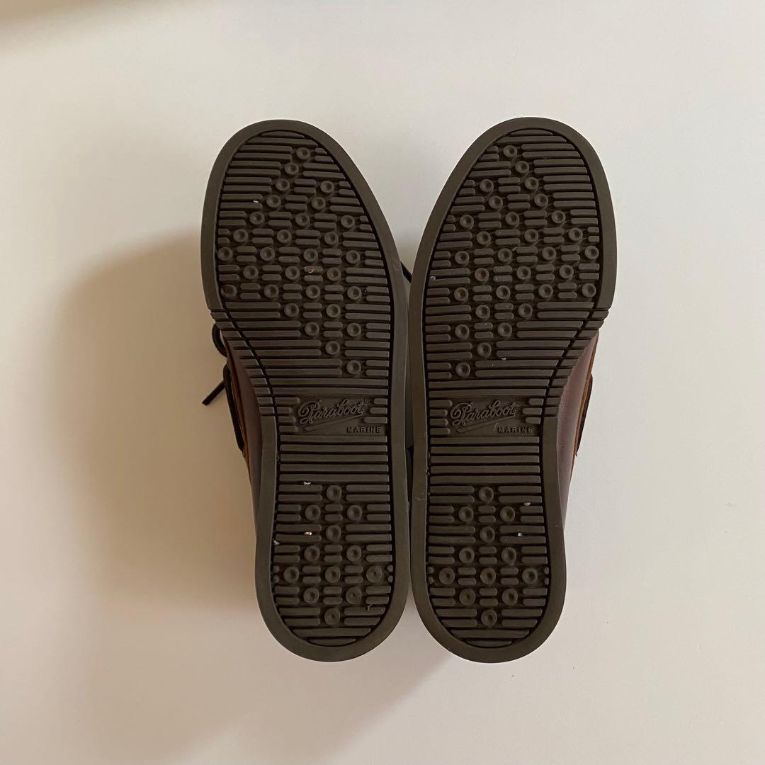 美品 paraboot birth マロン 6H デッキシューズ バース - メルカリ