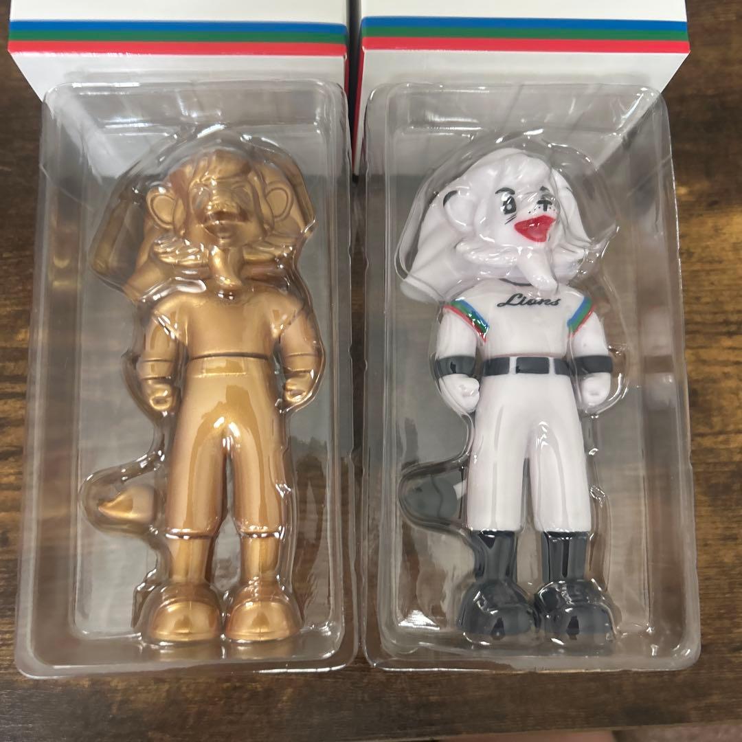 ヤ*中様 埼玉西武ライオンズ レオフィギュア ゴールド 金、ノーマル 2