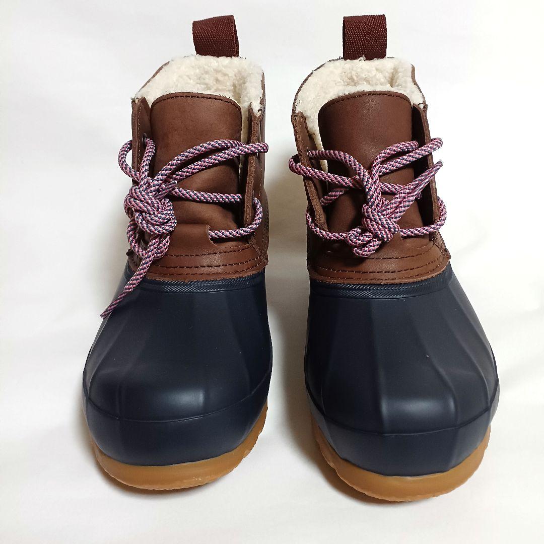 未使用品】HUNTER ハンター スノーブーツ ブラウン UK3 22cm - メルカリ