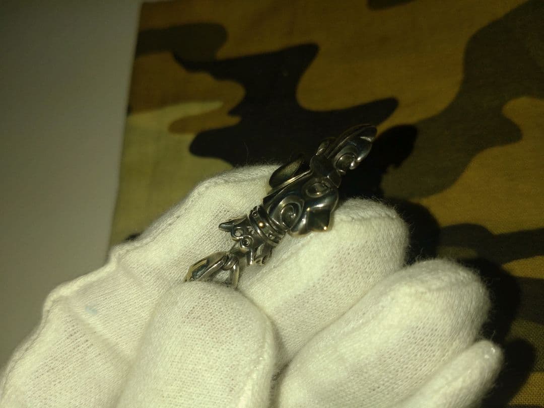 ロードキャメロット百合王冠十字トップ☆オマケ、チェーン 50cm