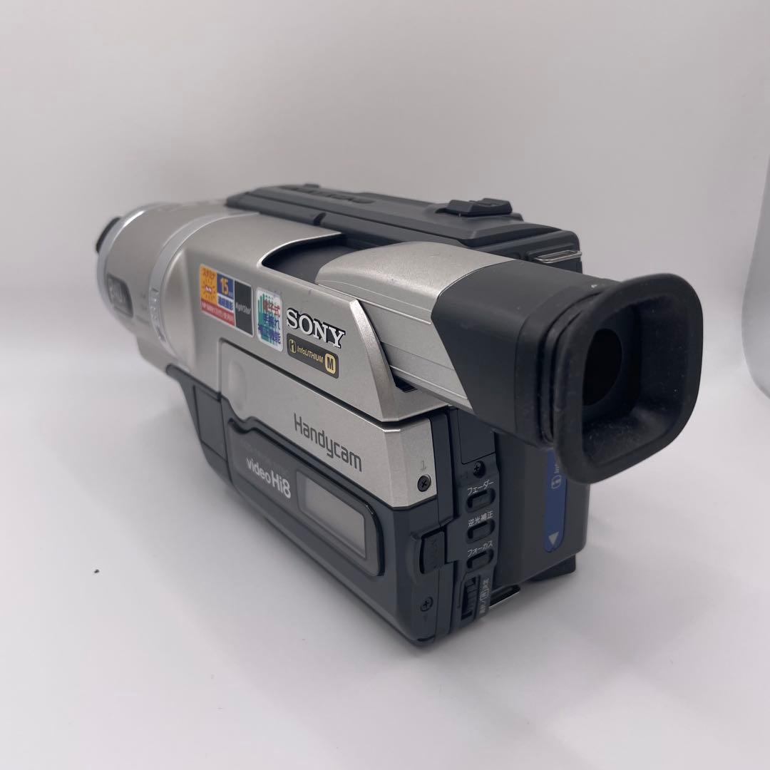 ソニーハンディカムHi8 ビデオカメラCCD-TRV96 動作未確認ジャンク