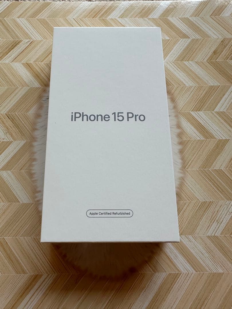 【未開封】Apple iPhone15 pro 128GB ブルーチタニウム iPhone 15 Pro 128GB - ブルーチタニウム（SIMフリー）[整備済製品