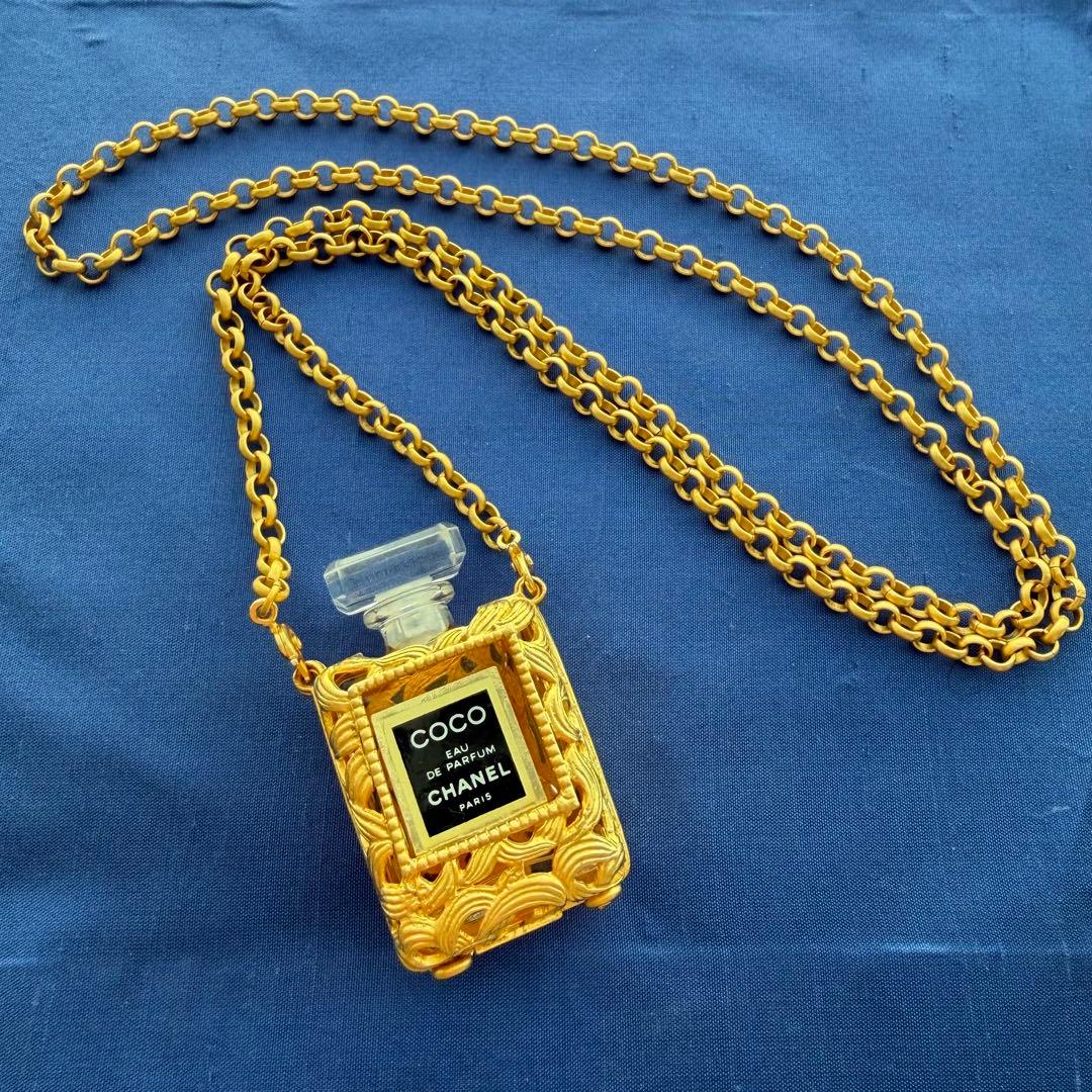 ヴィンテージ】CHANEL COCO Eau de Parfum ネックレス - メルカリ
