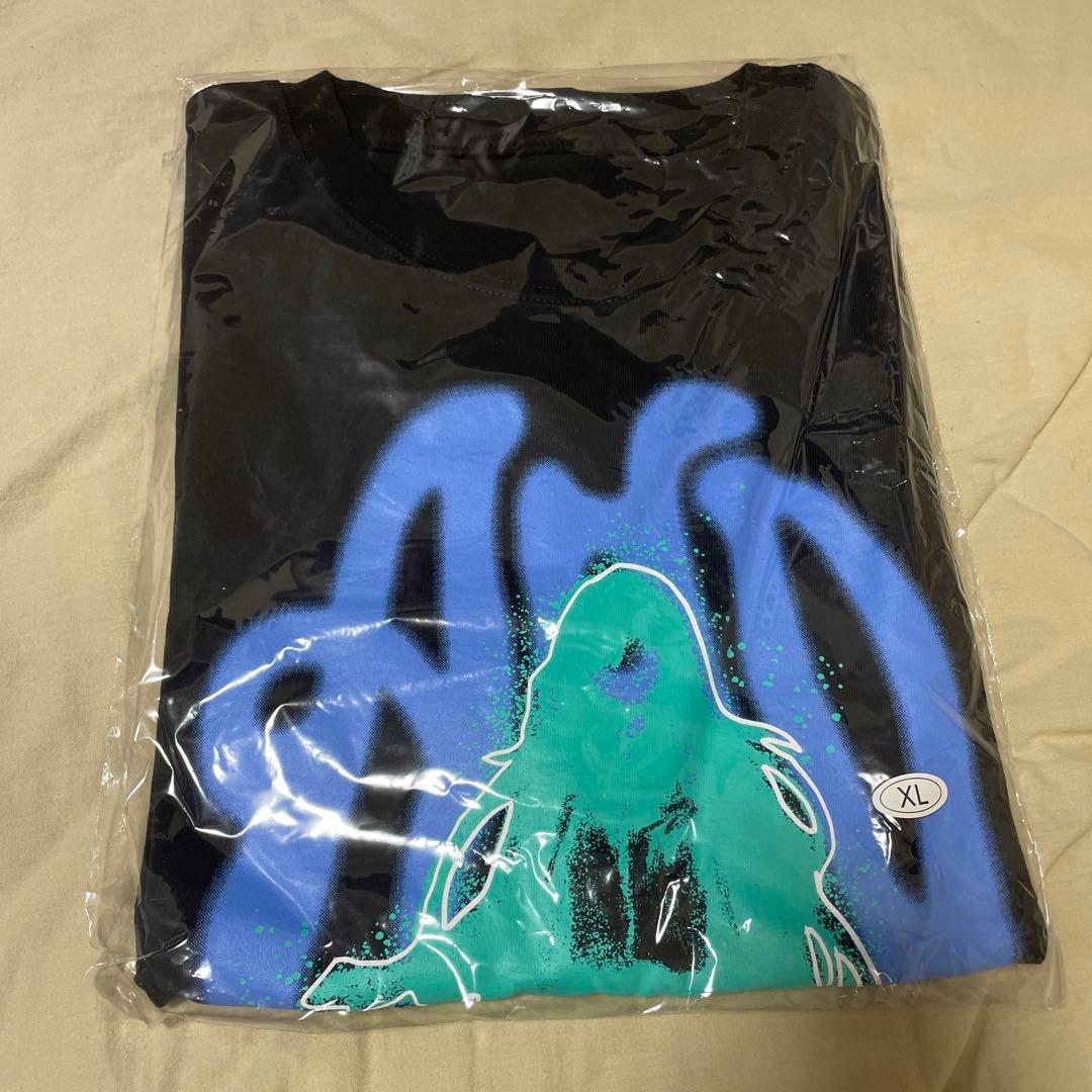 ado 心臓 ファッショナブル「心臓」Tシャツ　-a -d -o 特大　XL