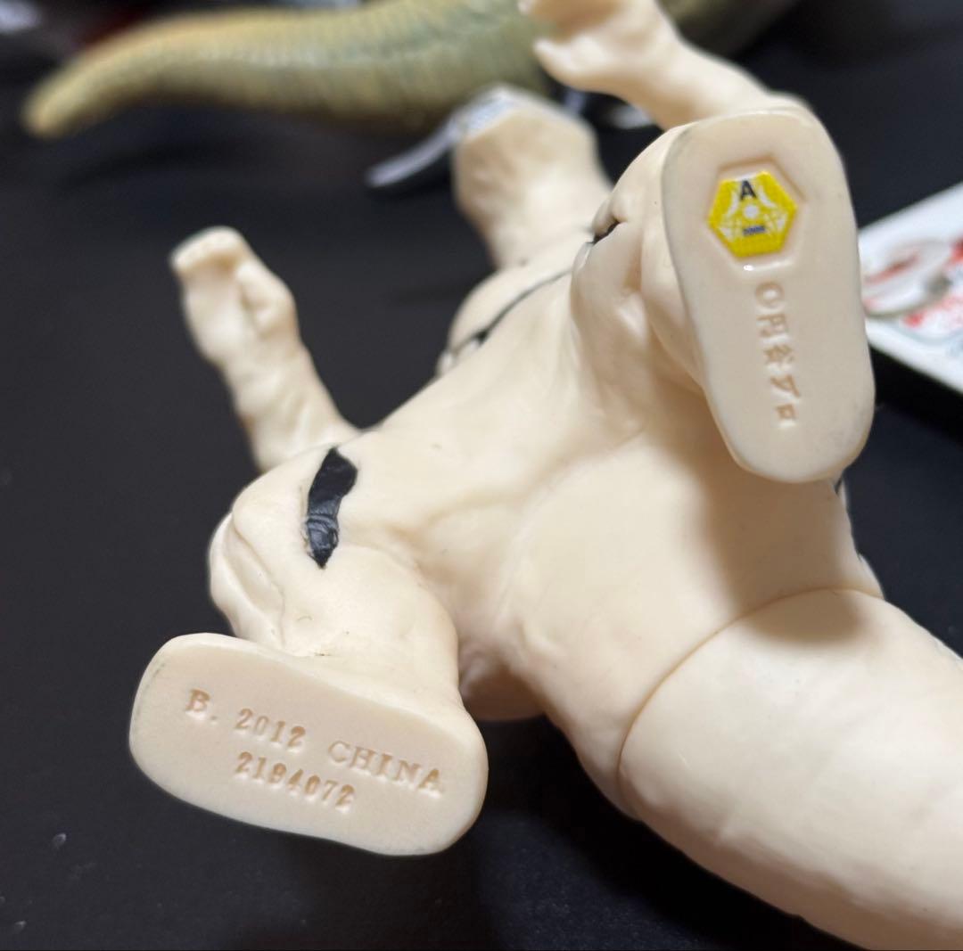 ウルトラ怪獣500シリーズ タグ付きソフビ4体セット ライブサイン付き