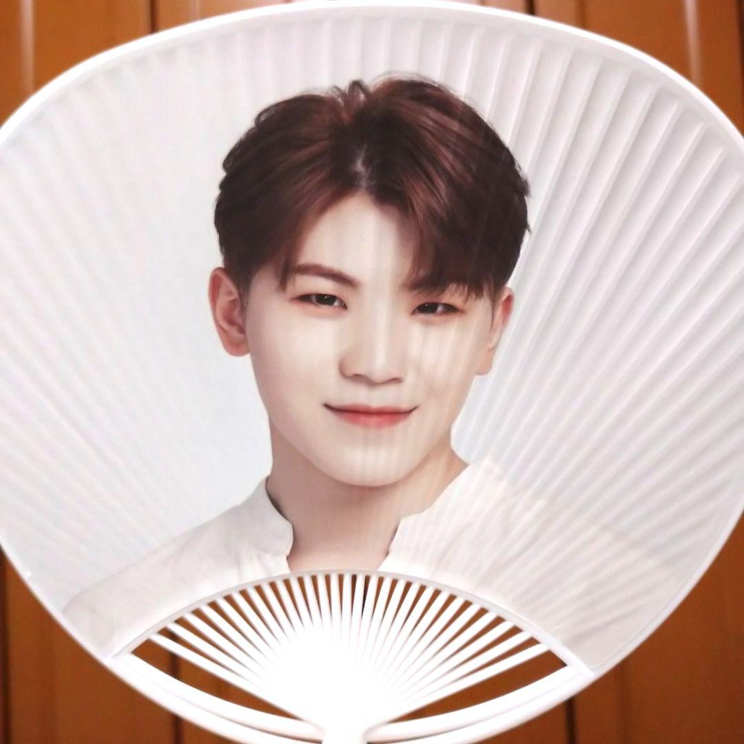 SEVENTEEN 公式うちわ ウジ 5つセット WOOZI セブチ 団扇 - メルカリ
