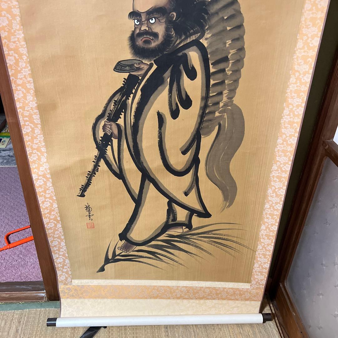 福雲〉掛け軸 達磨 達磨図 だるま 中国◇箱なし◇【詳細不明】 - メルカリ