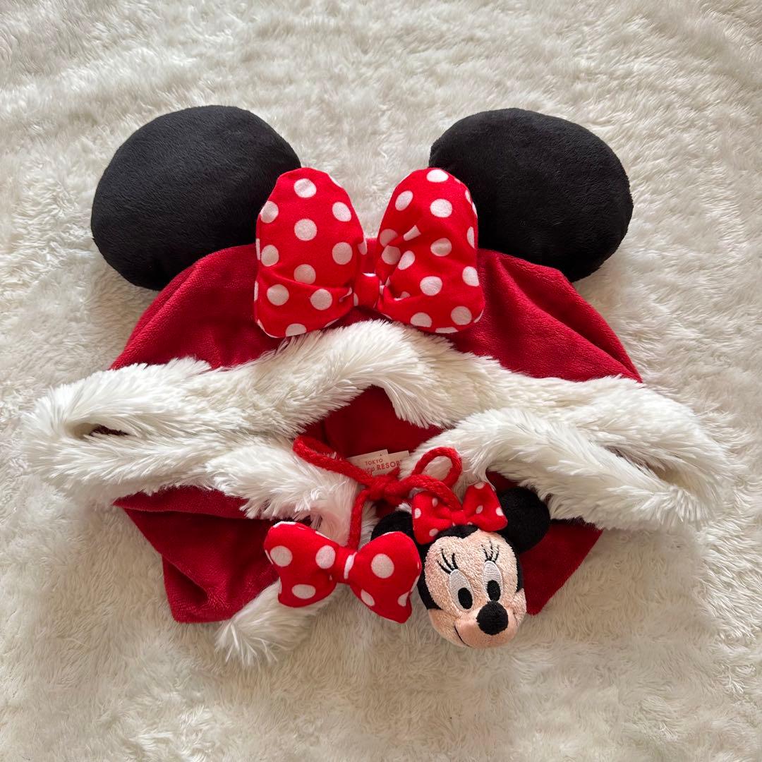 ディズニー ファンキャップ ミニー ペア レア 帽子 マフラーキャップ