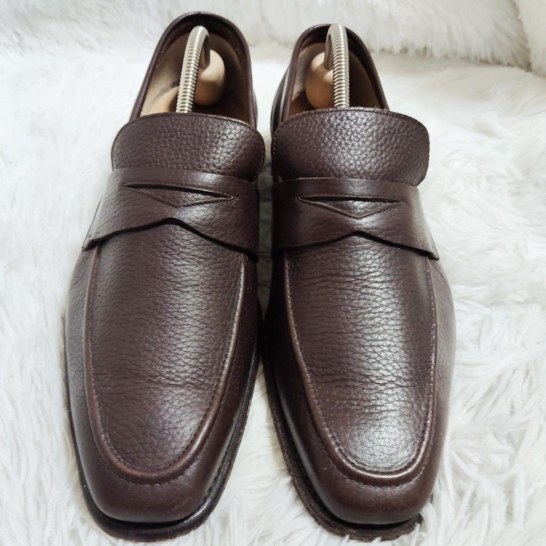 美品！ポール・スミス 濃茶 最終価格 ローファー 26.5 シボ スリッポン