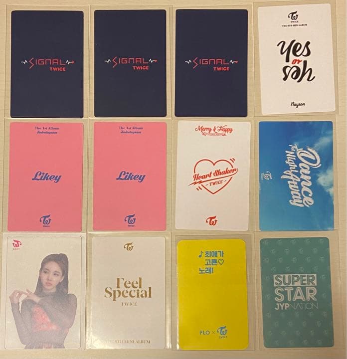 ナヨン サノク トレカ コンプ flo broadcast - メルカリ