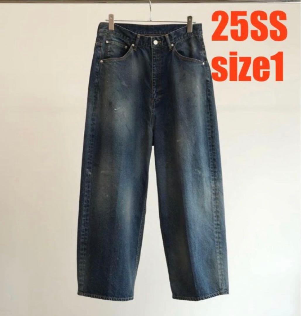 パンツ ancellm AGING WIDE 5P DENIM PANTS ANCELLM AGING WIDE DENIM 5P PANTS – unexpected store