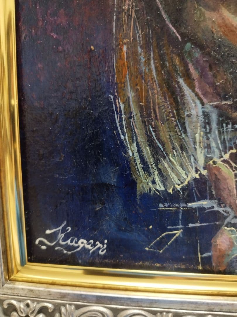 油彩画『光影共鳴』 原画 一点物 アートの通販はau PAY マーケット