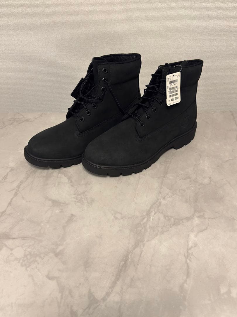 新品Timberland ブラックミッドカットブーツ 6インチ 黒 27.0 - メルカリ