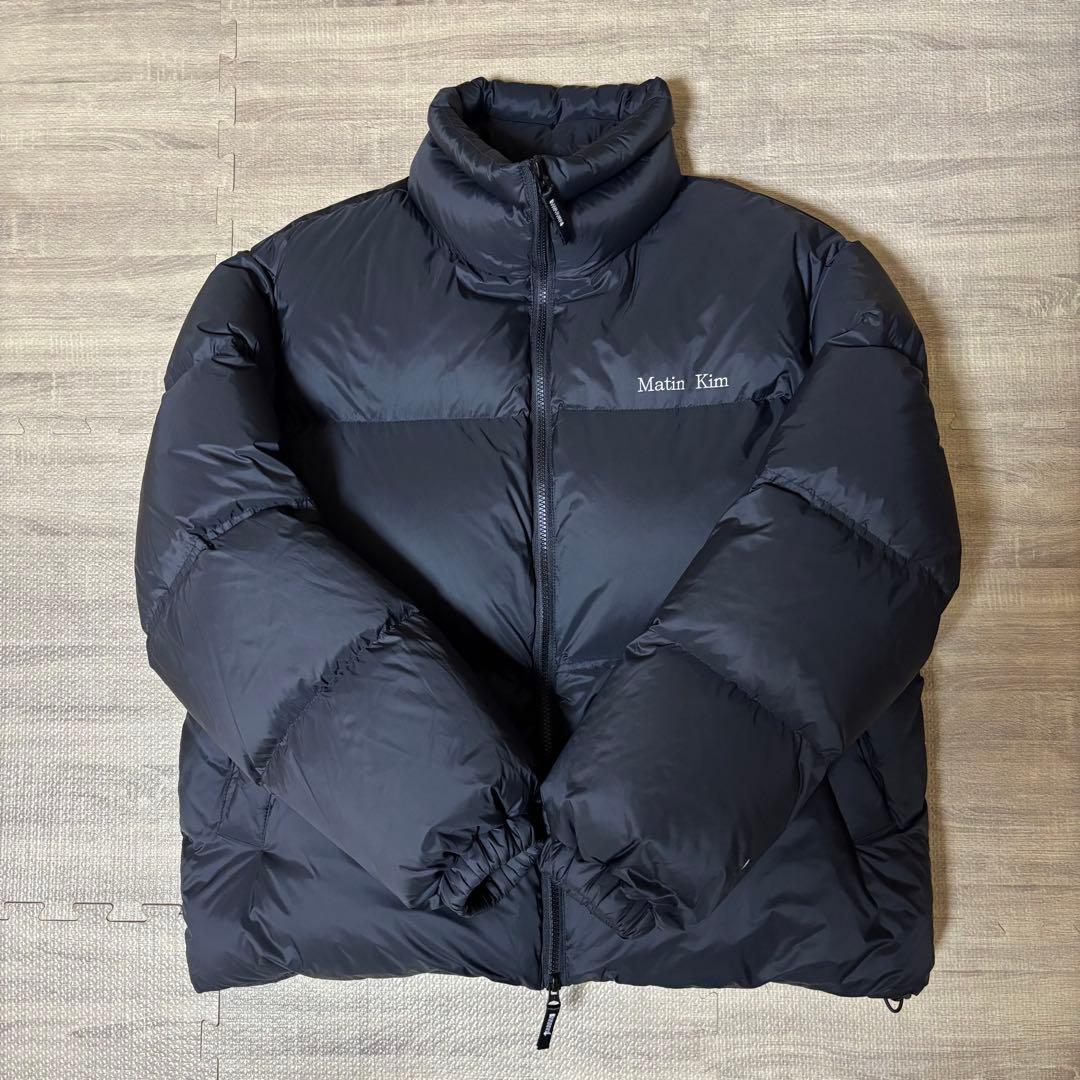 Matin Kim ブラック ダウンジャケット FREE Matin Kim ブラック ダウンジャケット FREE - メルカリ