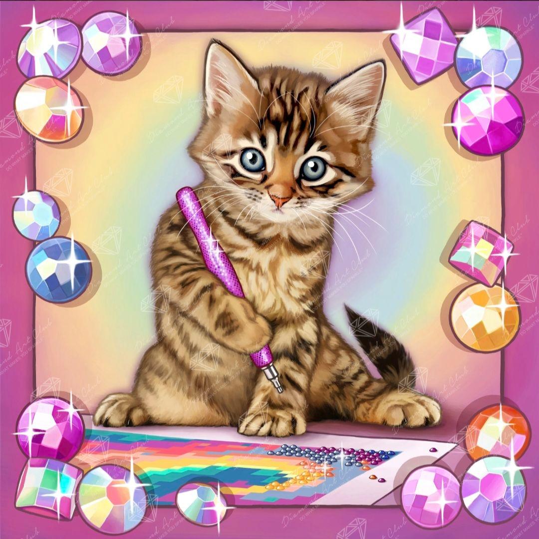 ダイヤモンドアートクラブ DAC キット 猫 - メルカリ