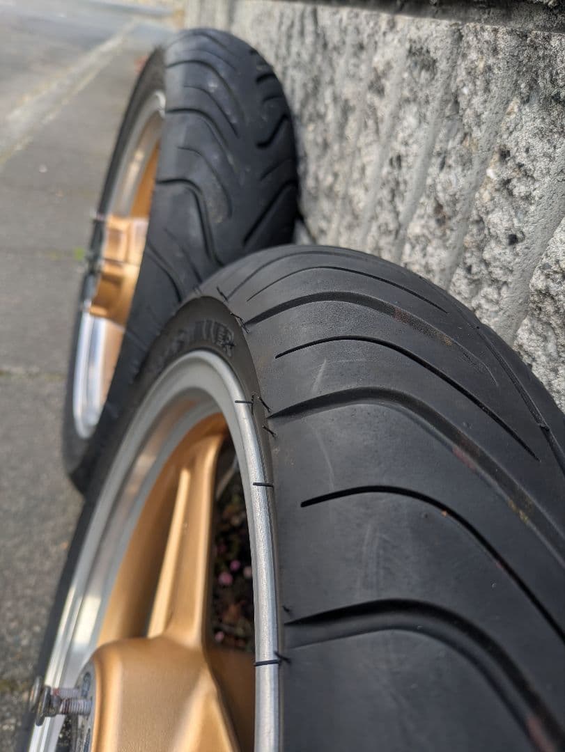 カワサキ ゼファー750 純正ホイールセット 前後 - パーツ送料 無料 通販