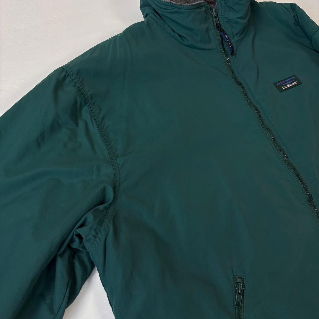 USA製　L.L.Bean　ウォームアップジャケット　Lサイズ　グリーン　古着