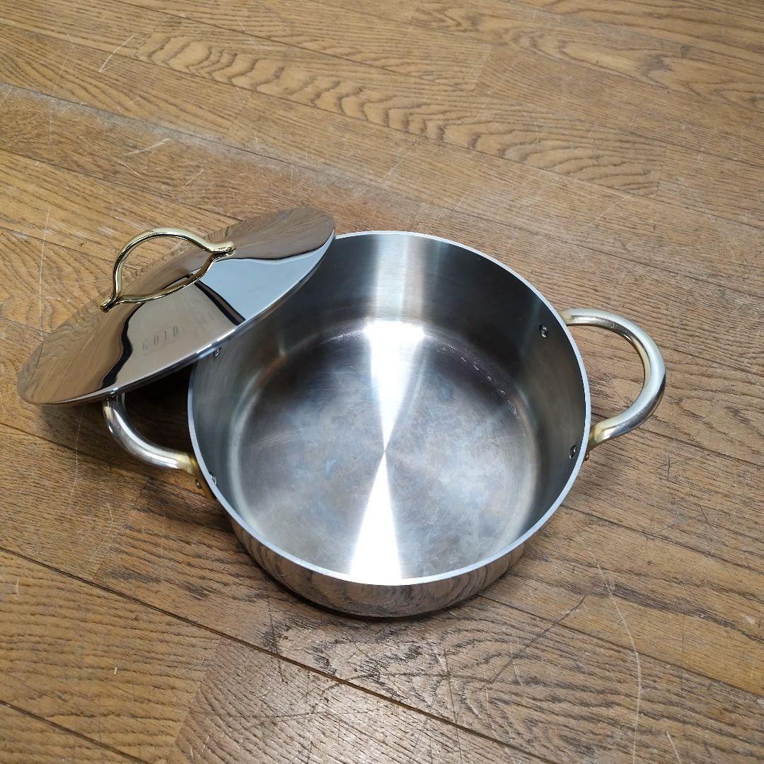 希少 廃盤！Velona GOLD 卓上鍋 ベローナ 24cm 5.1リットル - メルカリ