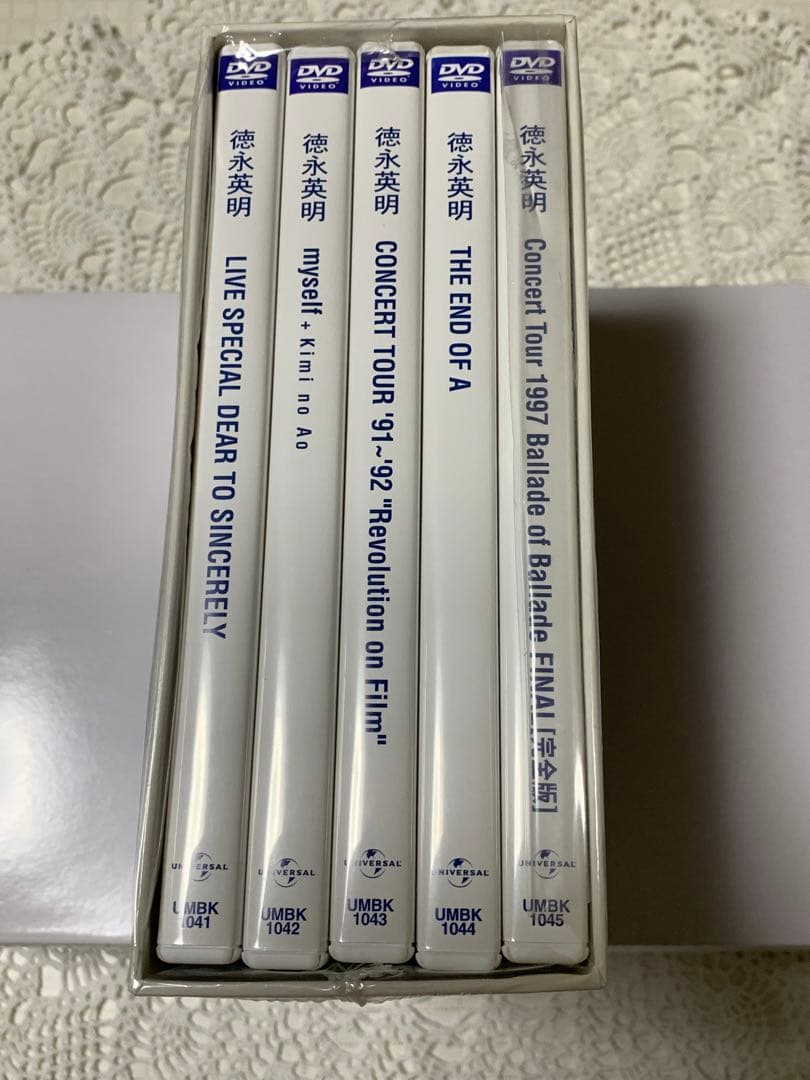 HIDEAKI TOKUNAGA 5枚組　DVD