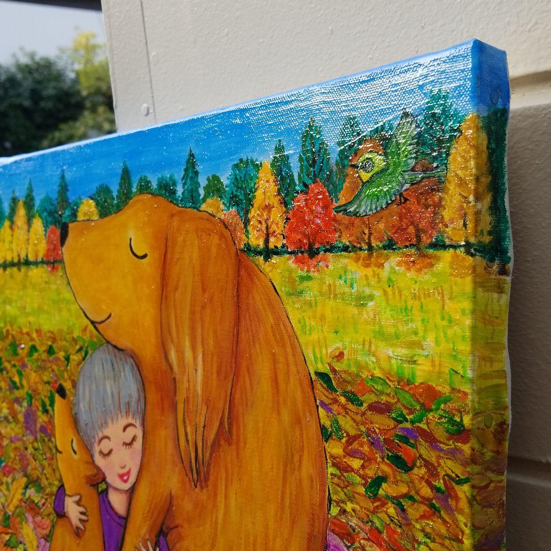 油絵　Alles Gute　私の大好きな優しい親友たち