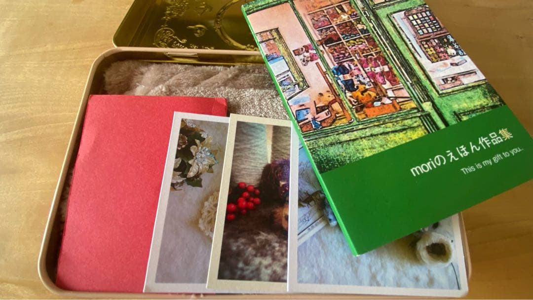 moriのえほん×三浦こずえコラボ作品　クリスマスの準備　ミニチュア　ぬいぐるみ