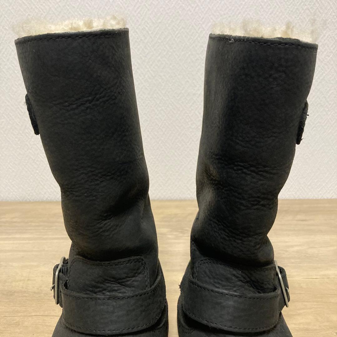 UGG アグ KENSINGTON 23cm エンジニアブーツ ブラック 良品 UGG