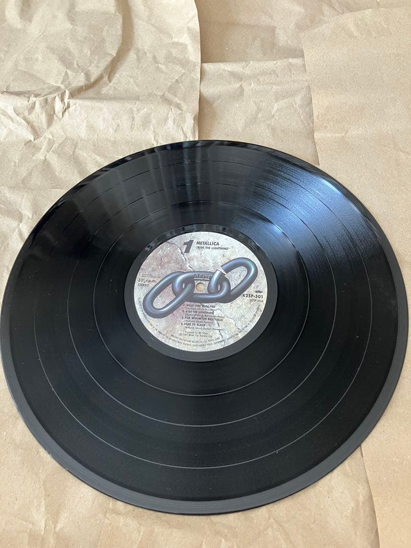国内盤Metallica Ride the Lightning レコード