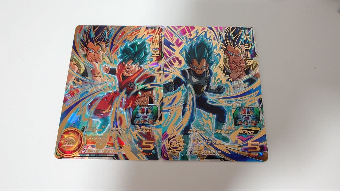 スーパードラゴンボールヒーローズ 孫悟空 ベジータ2枚セット - メルカリ