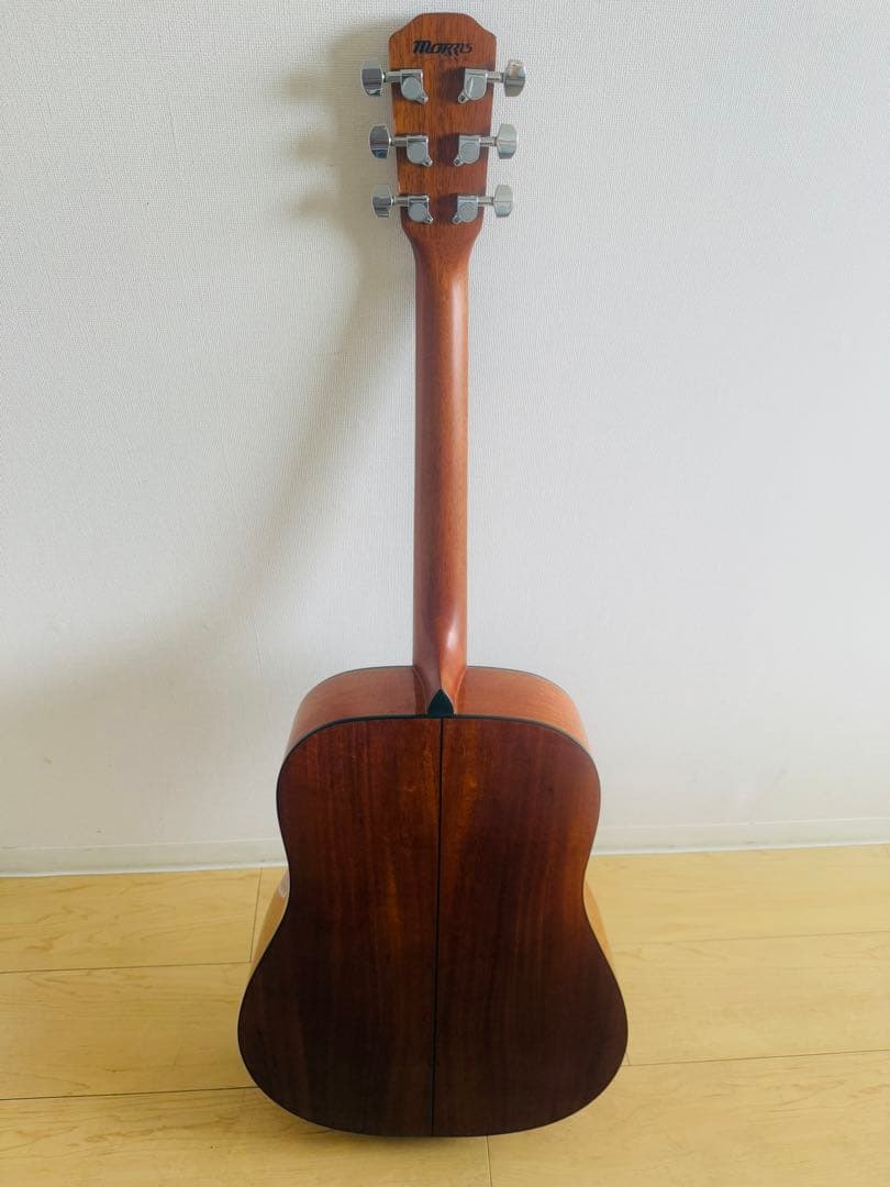 美品】レフティー(左利き)アコースティックギターMorris M-01LHTS