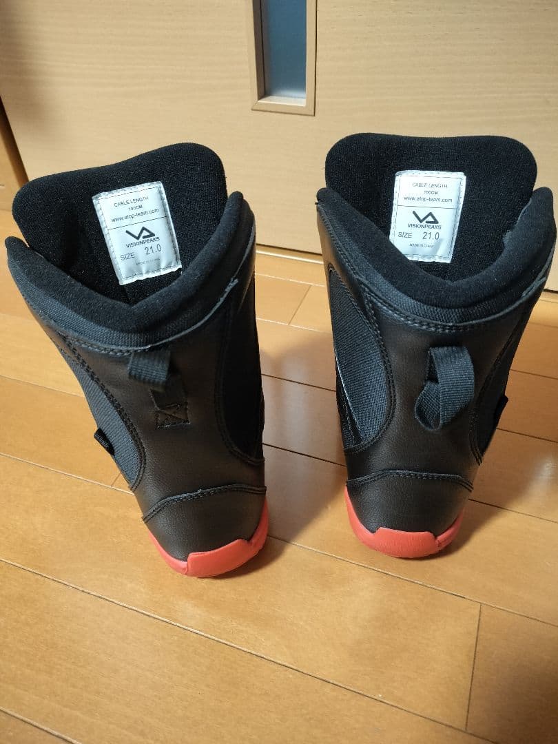 ビジョンピークス スノーボードブーツ 21.0cm ブラック/レッド