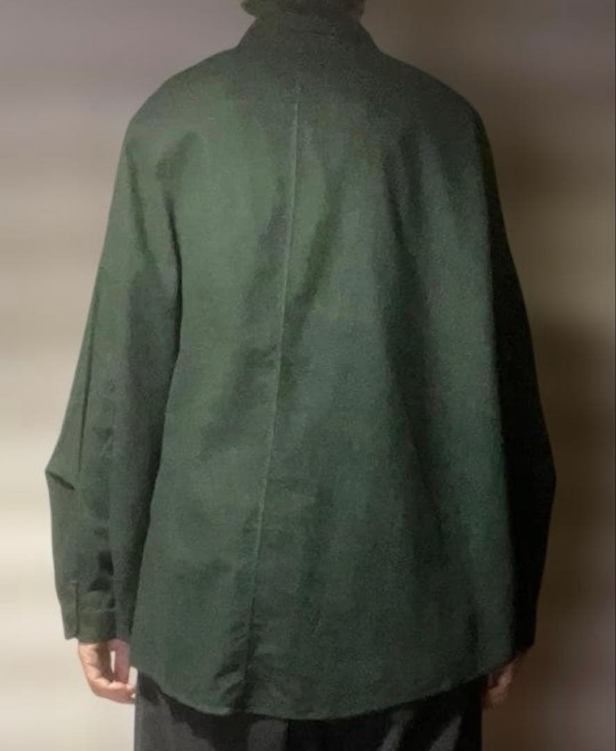 1/16お値下《1度のみ着用》フィルマム　ネルシャツ　モスグリーン　XS