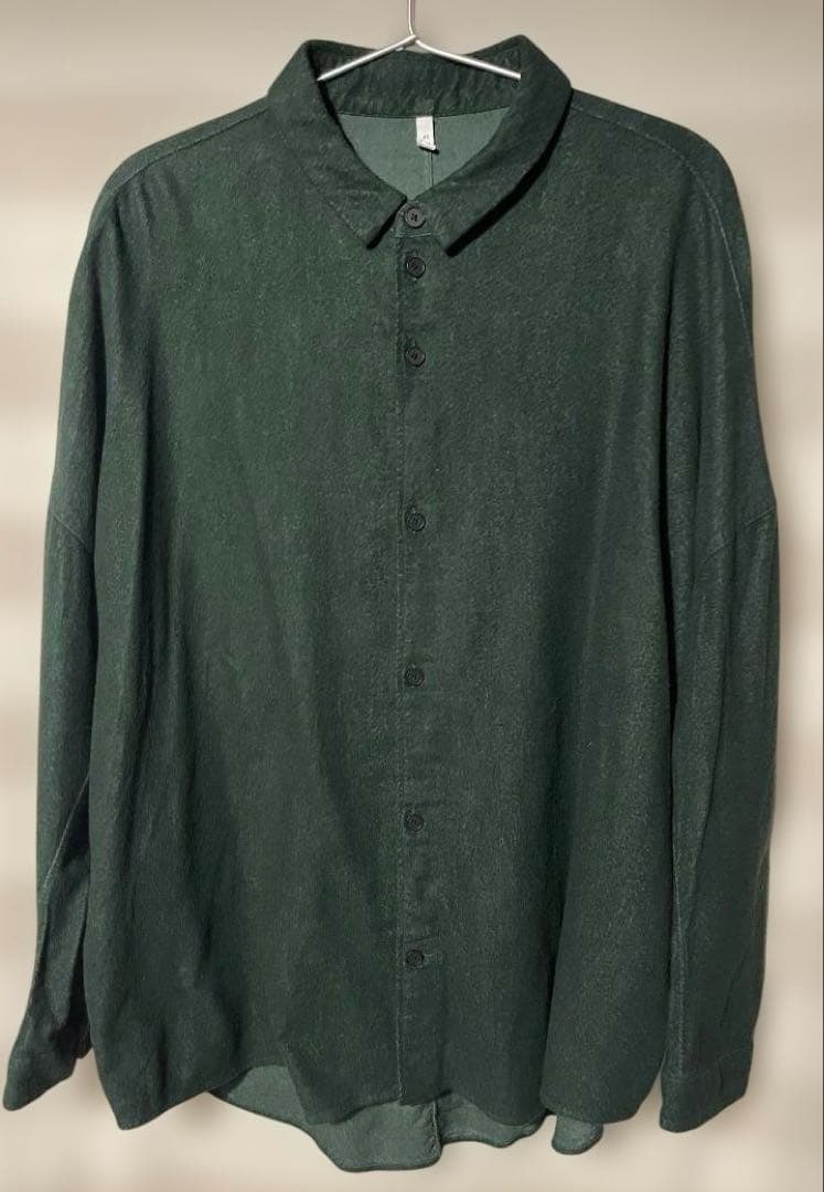 1/16お値下《1度のみ着用》フィルマム　ネルシャツ　モスグリーン　XS