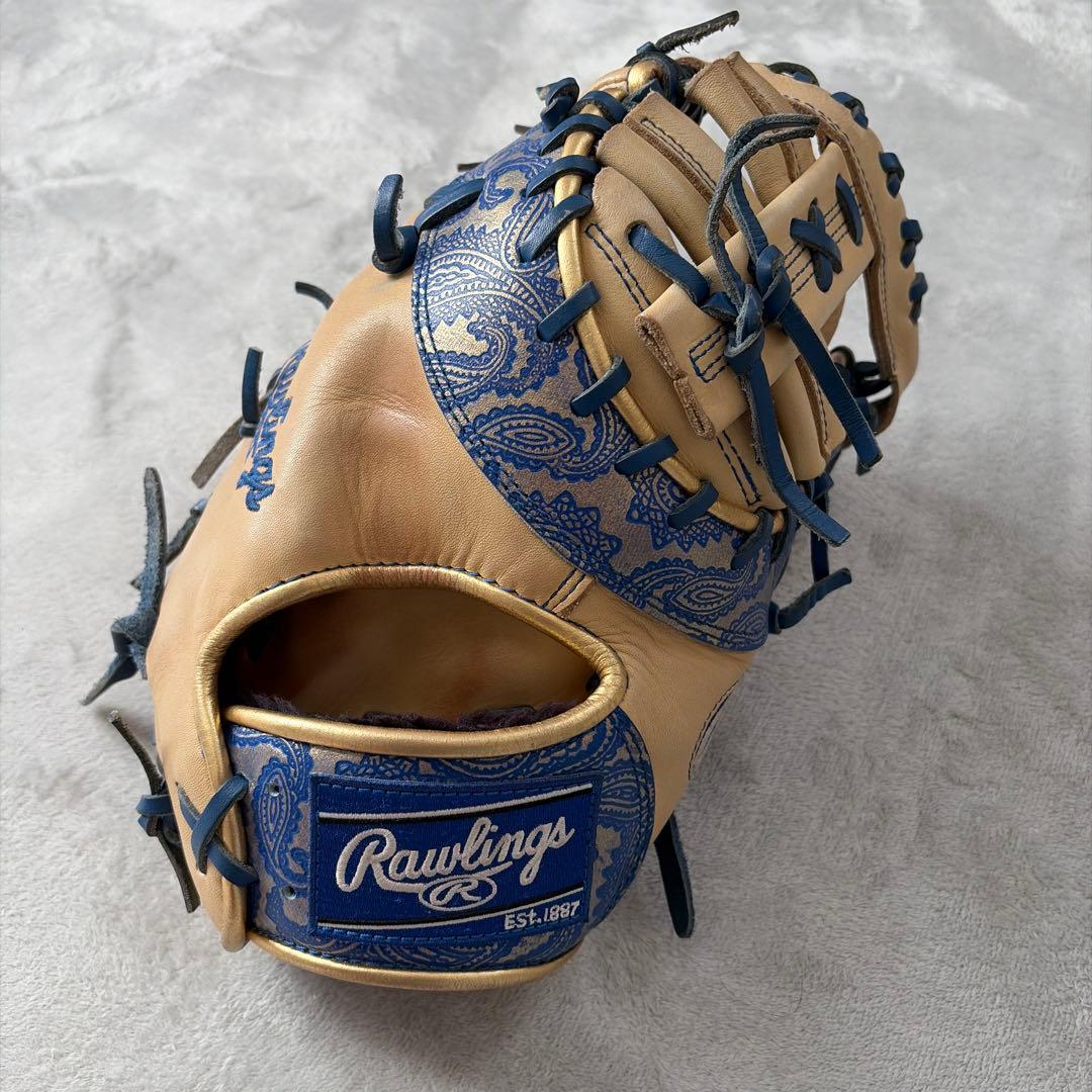 ローリングス 一般軟式 ファーストミット　ペイズリー Amazon | ローリングス(Rawlings) 野球 軟式用 HOH® PAISLEY