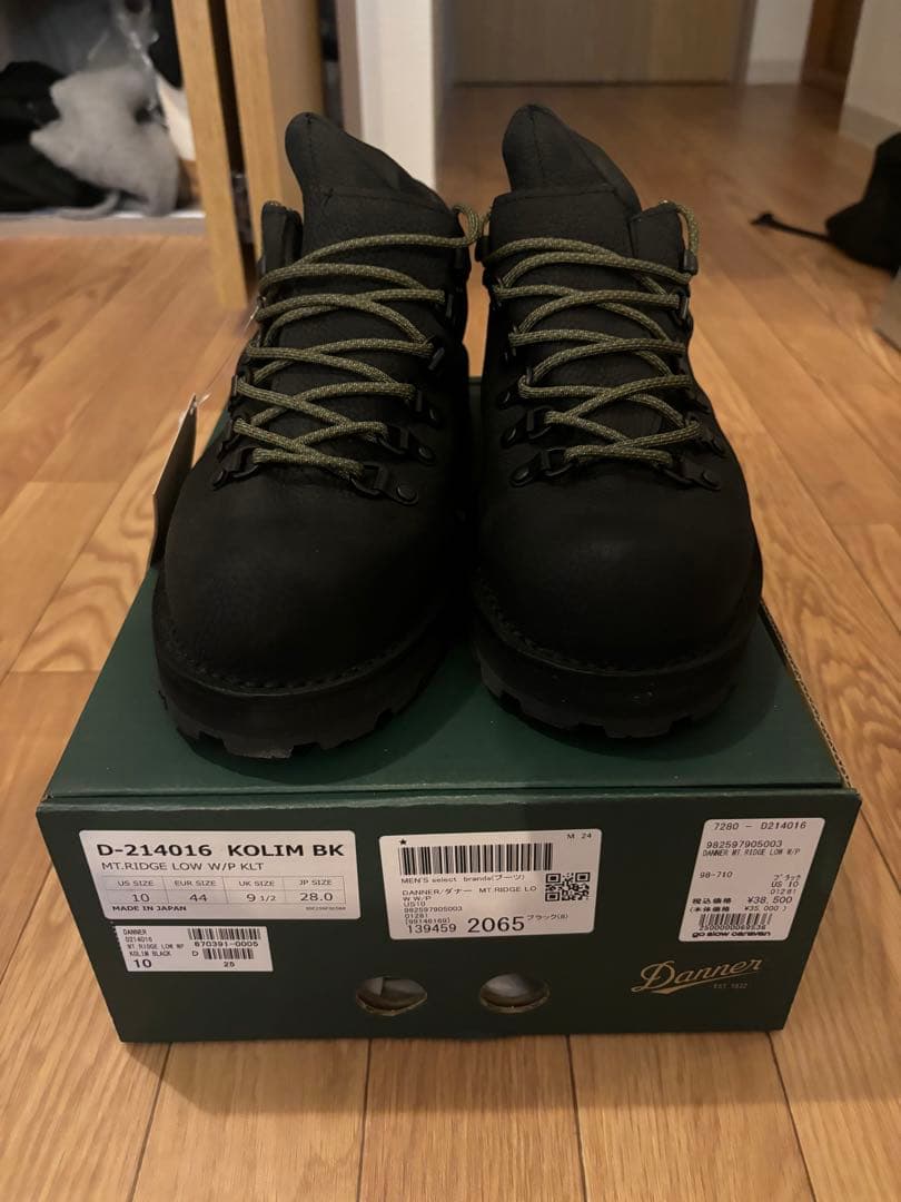 Danner MT.RIDGE LOW W/P KLT 28.0cm ブラック