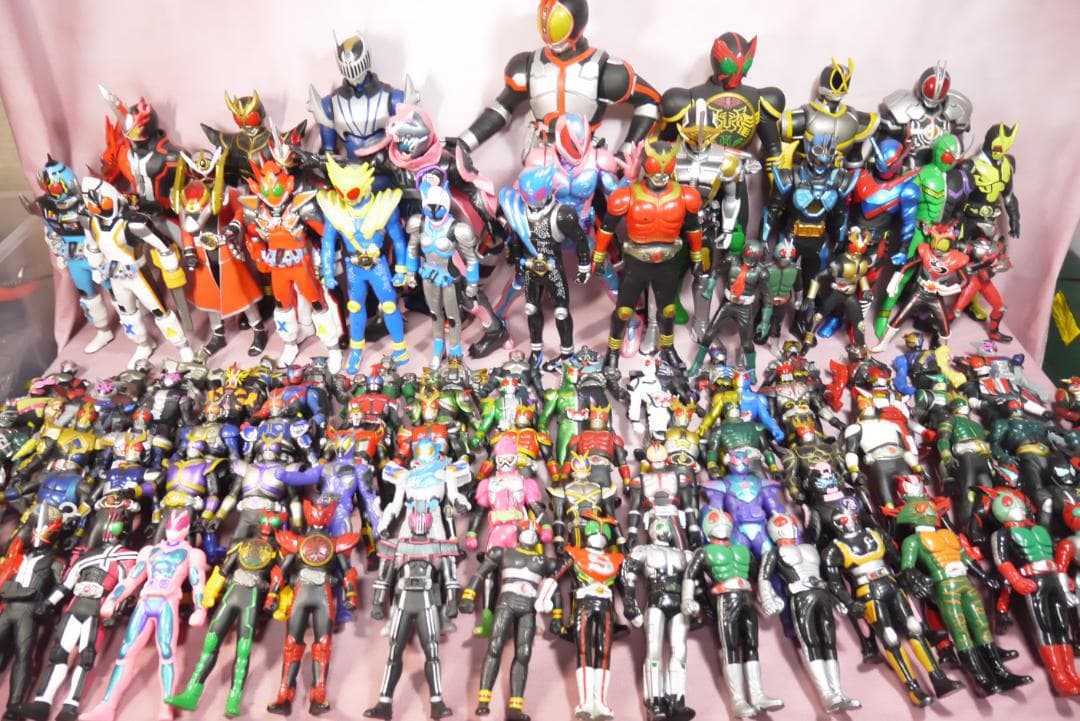 ライダーヒーローシリーズ　ビッグサイズソフビフィギュア　107体セット ライダーヒーローシリーズ 仮面ライダーゼッツ フィジカムインパクト
