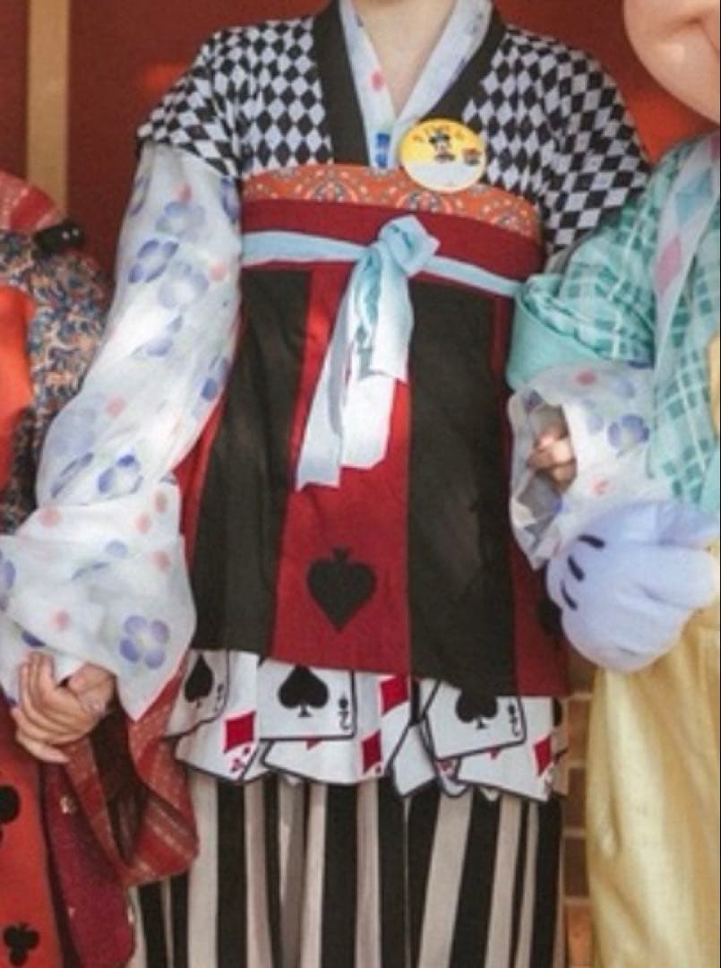 新品 ロリータ アリス風 トランプ柄エプロン 黒 - メルカリ