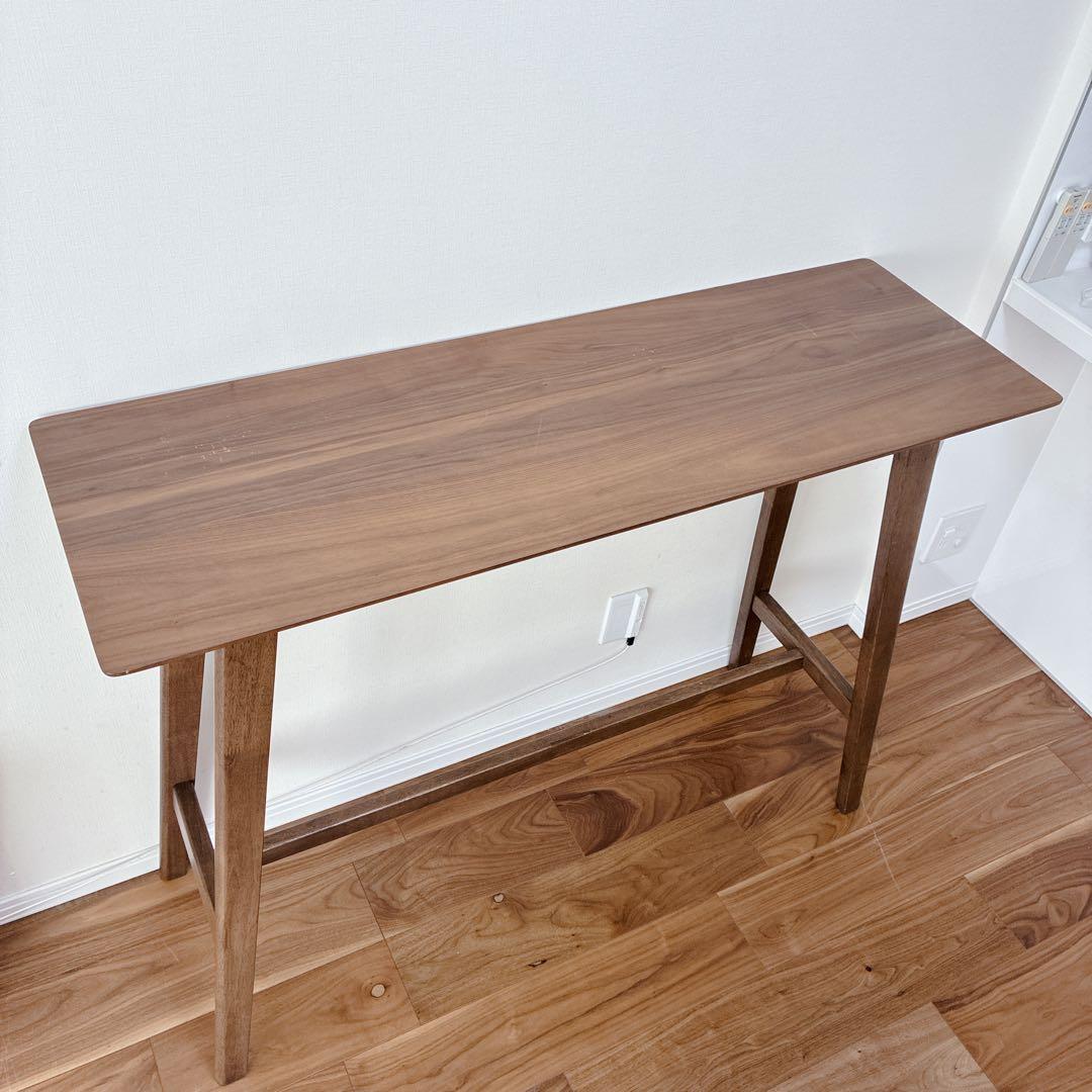 送料込み】ニトリ カウンターテーブル フィルン 木製ハイテーブル 幅