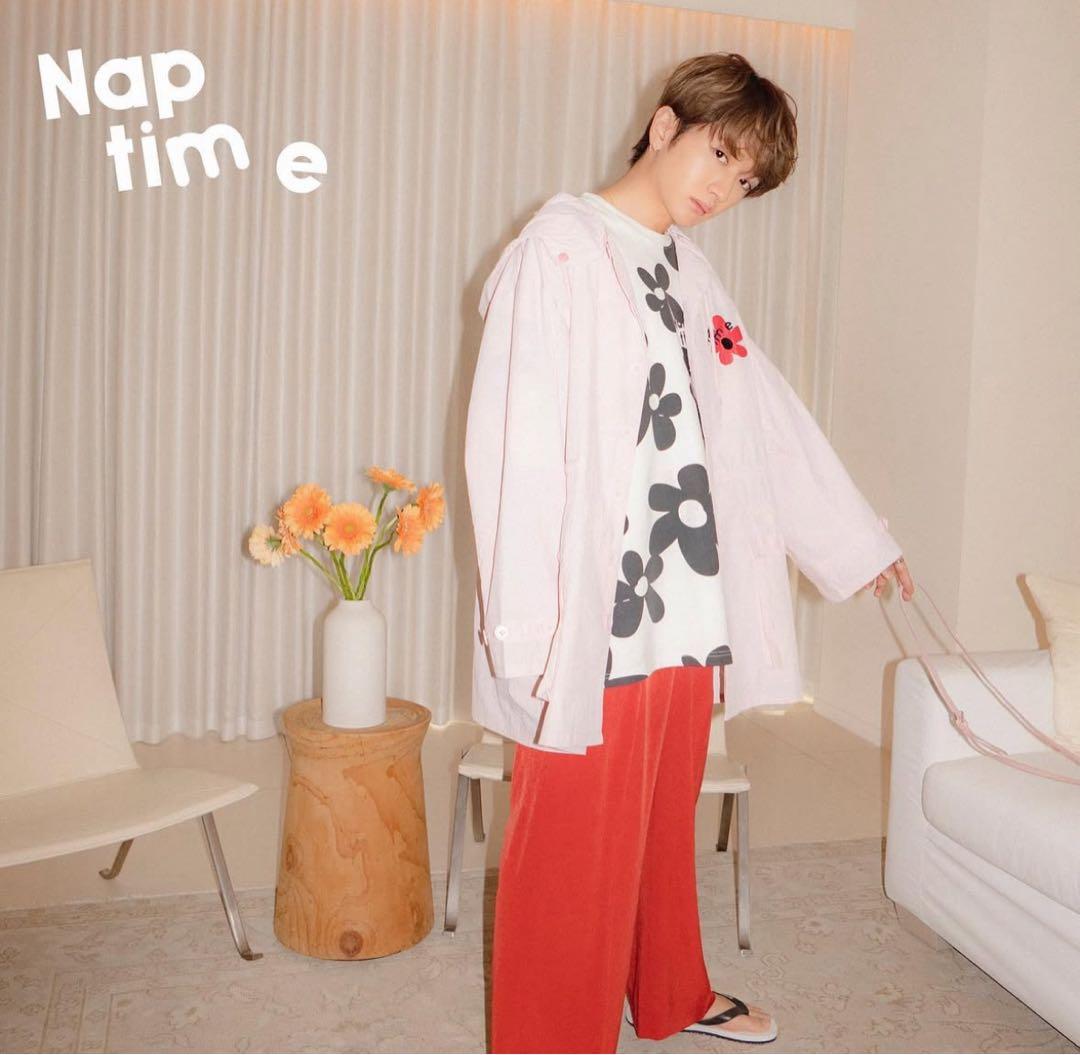 新品】Naptime.ナイロンジャケット/ピンク/M