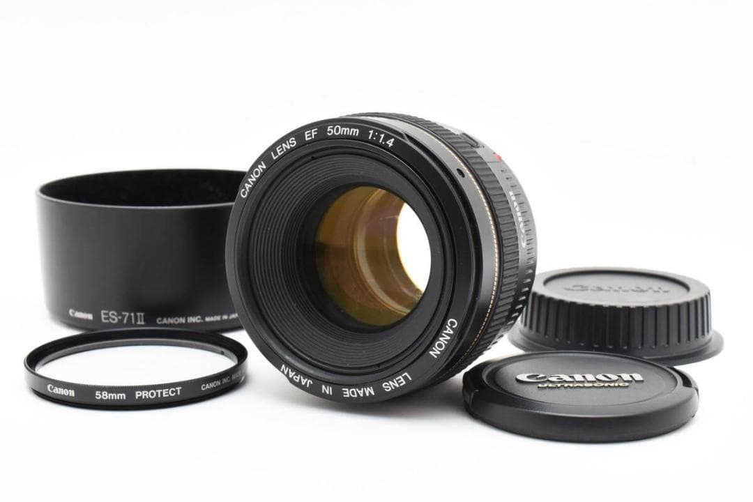 ★高性能・標準単焦点★ Canon キヤノン EF 50mm F1.4 USM EF50mm F1.4 USM - キヤノンカメラミュージアム