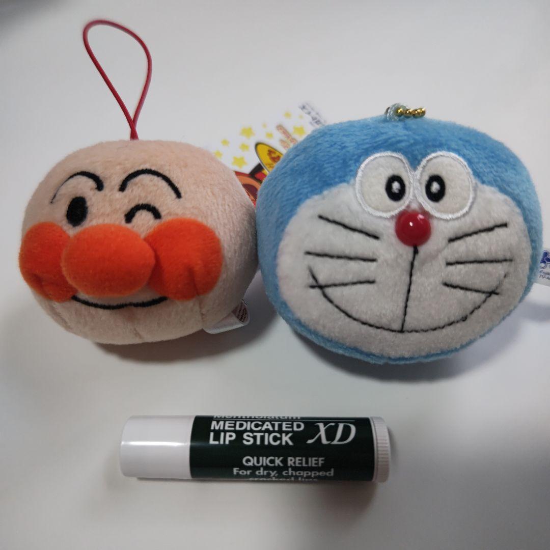 子供と遊べる！アンパンマンのお顔とドラえもんのぬいぐるみセット