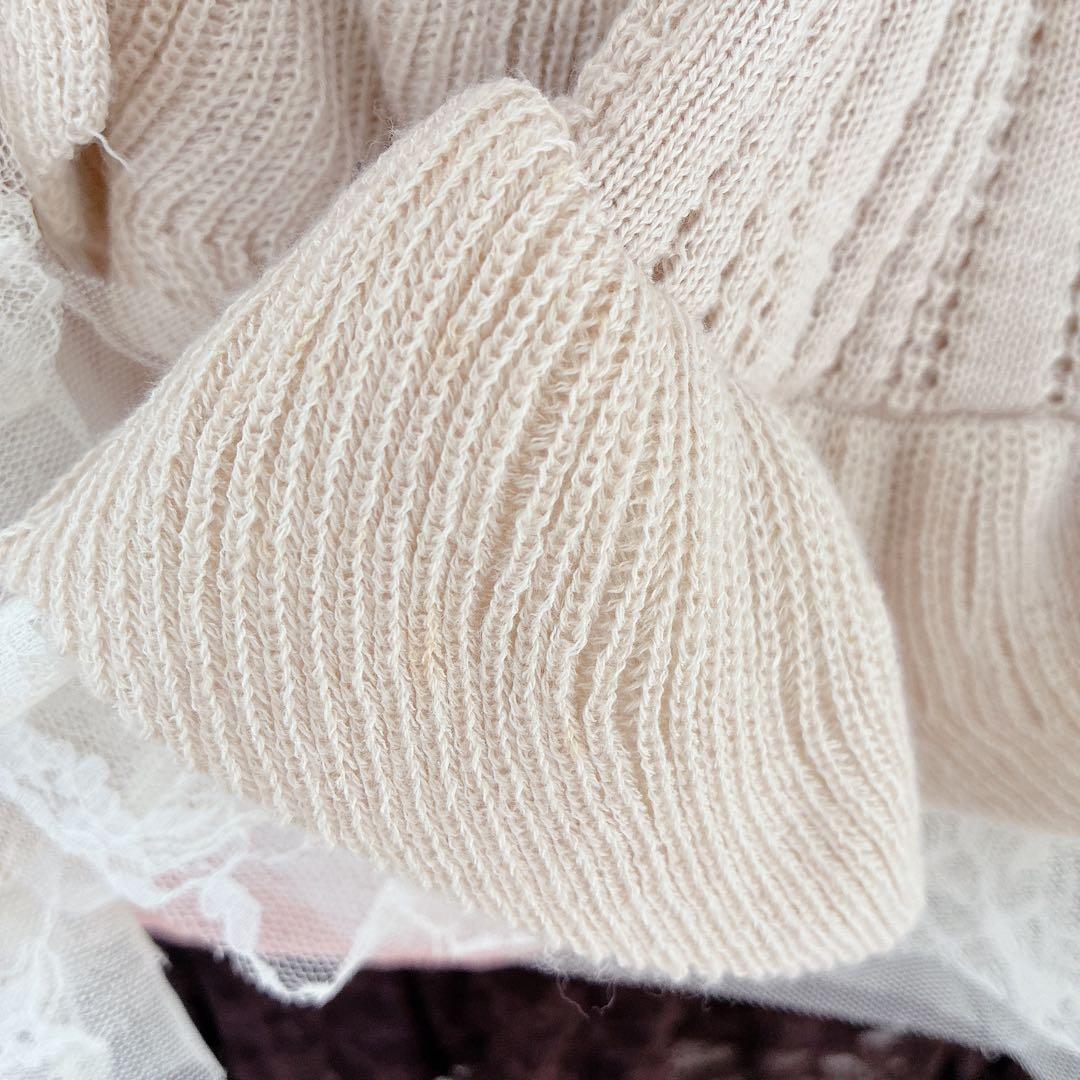 y2k axes femme ボレロ カーディガン フリルレース フェアリーコア