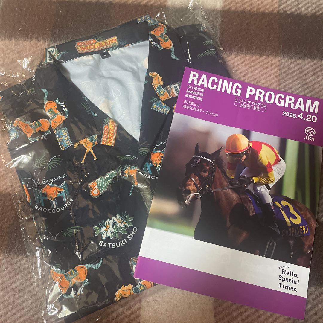 【2025.4.20 皐月賞】ウェルカムチャンス　アロハシャツ！限定☆中山競馬場 第3回中山競馬(2025年)